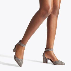 kurt geiger london burlington rhinestone ankle strap heel size 8.5